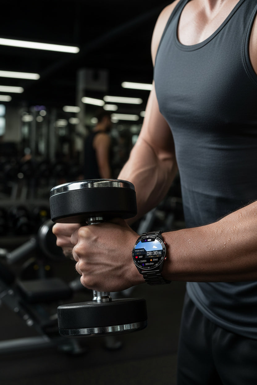 Sport Smartwatch – Large Display & Silicone Band